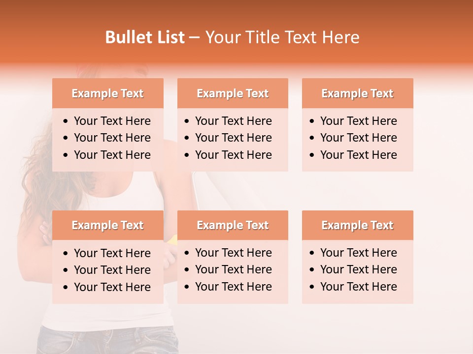 Roller Person Smiling PowerPoint Template