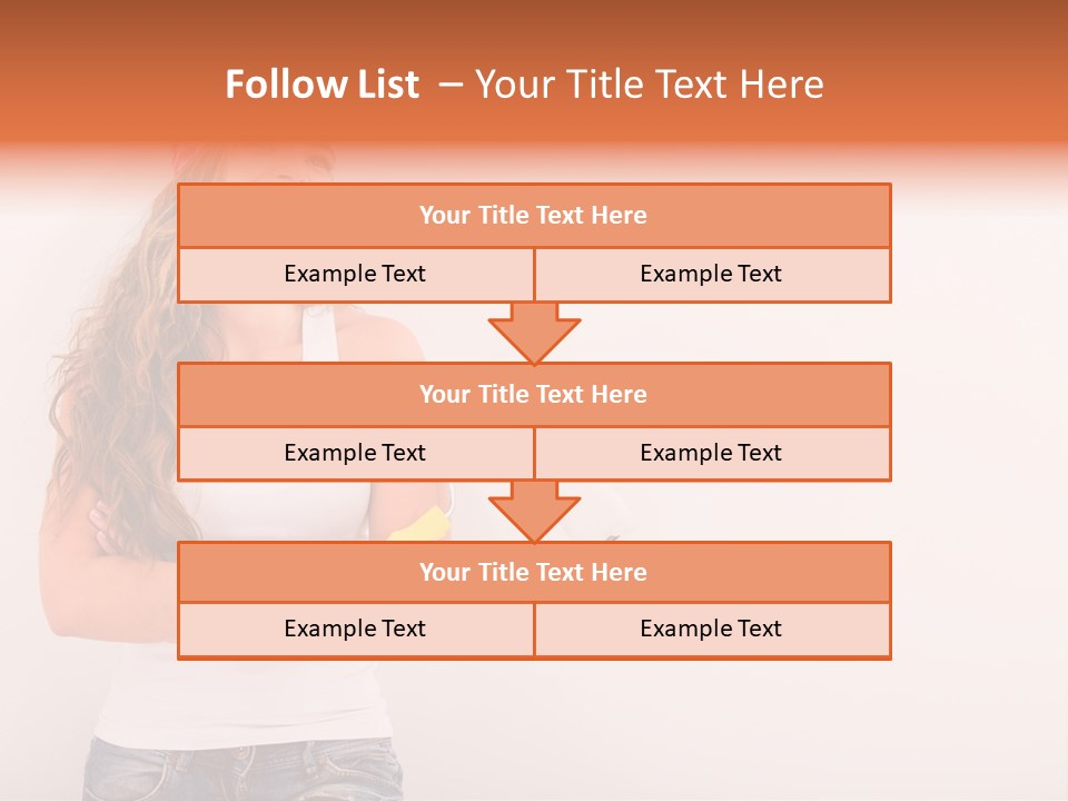 Roller Person Smiling PowerPoint Template