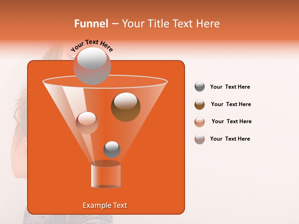 Roller Person Smiling PowerPoint Template