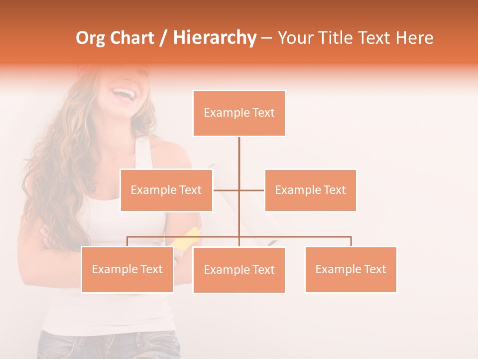 Roller Person Smiling PowerPoint Template