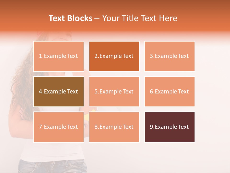 Roller Person Smiling PowerPoint Template