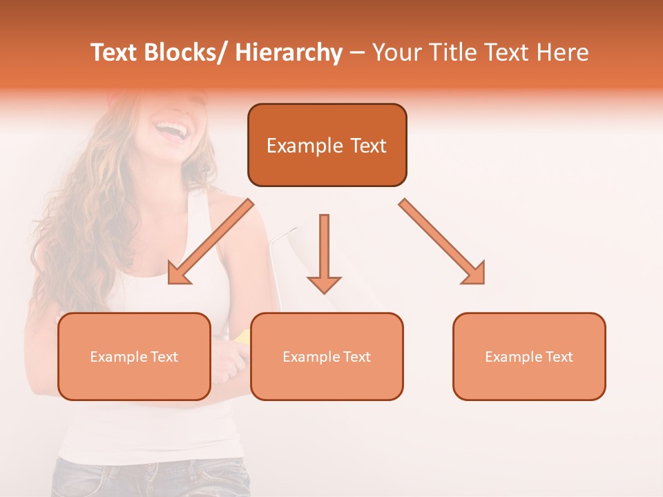 Roller Person Smiling PowerPoint Template