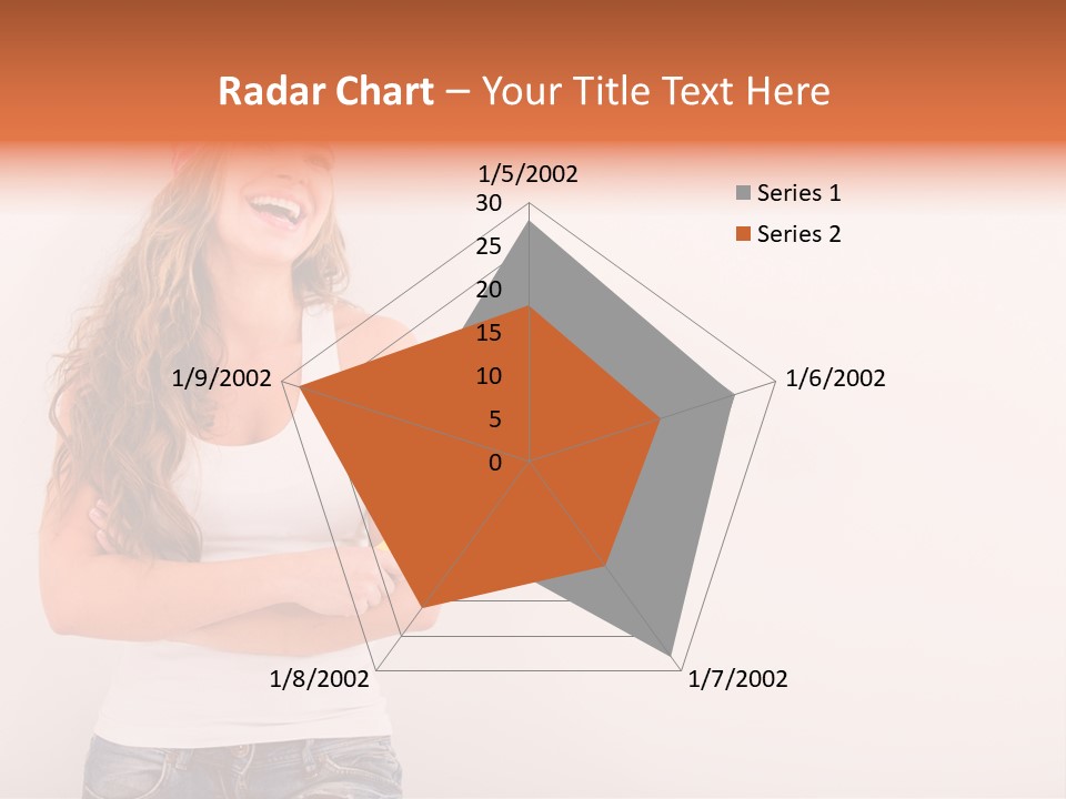 Roller Person Smiling PowerPoint Template
