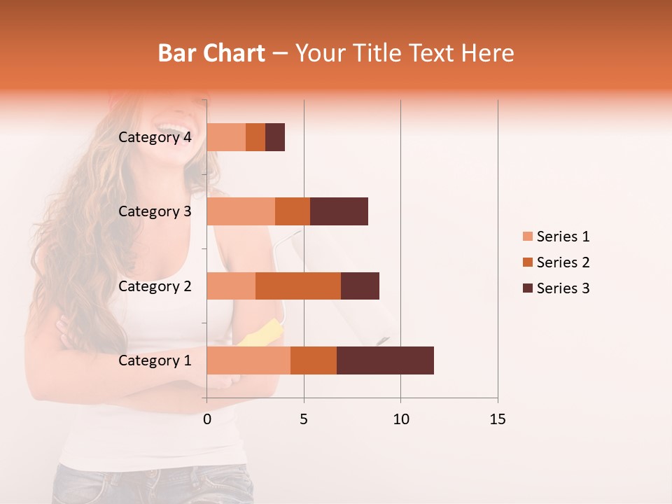 Roller Person Smiling PowerPoint Template