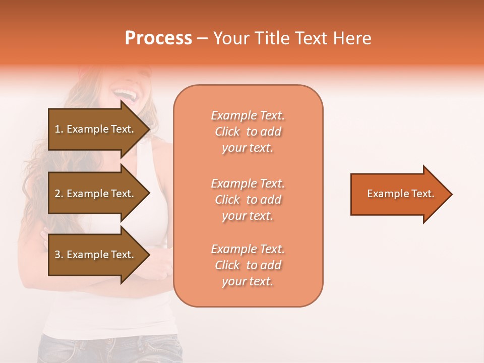 Roller Person Smiling PowerPoint Template