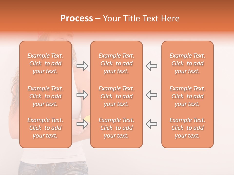Roller Person Smiling PowerPoint Template