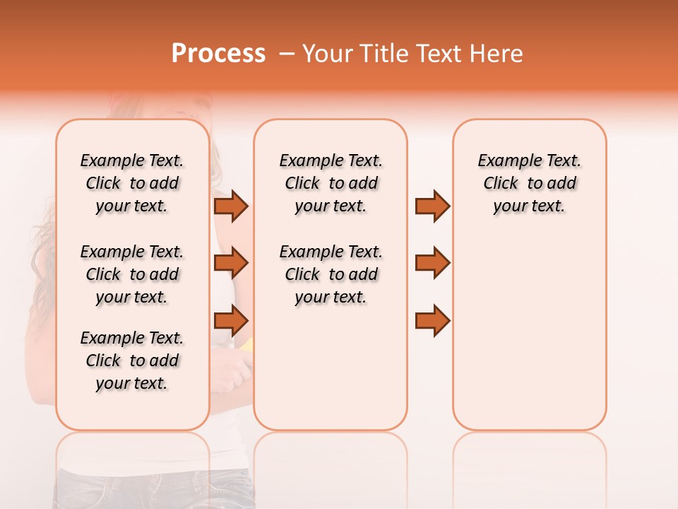 Roller Person Smiling PowerPoint Template