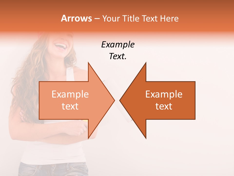 Roller Person Smiling PowerPoint Template