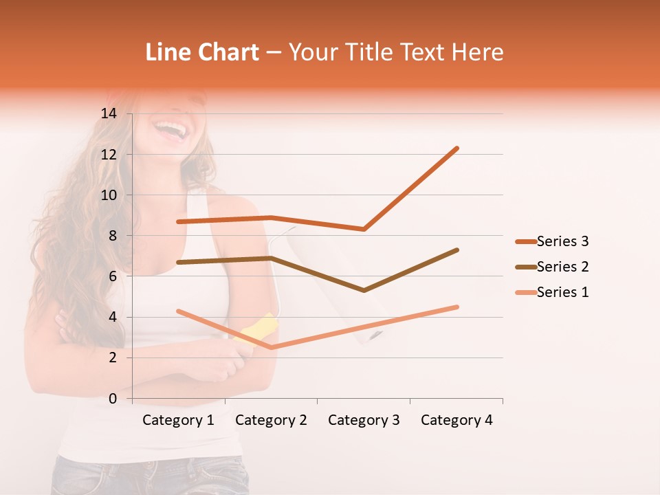 Roller Person Smiling PowerPoint Template