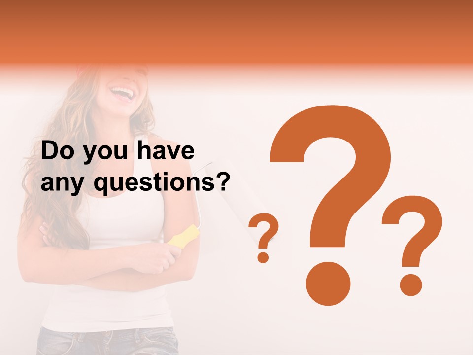 Roller Person Smiling PowerPoint Template