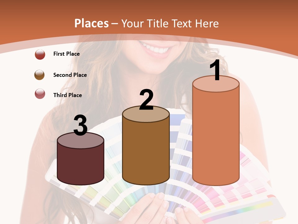 Isolated White Young PowerPoint Template