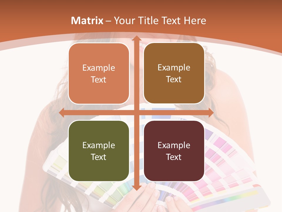 Isolated White Young PowerPoint Template