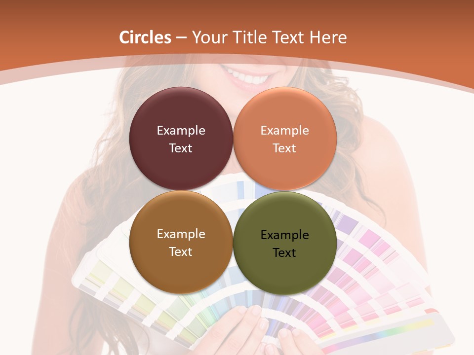 Isolated White Young PowerPoint Template