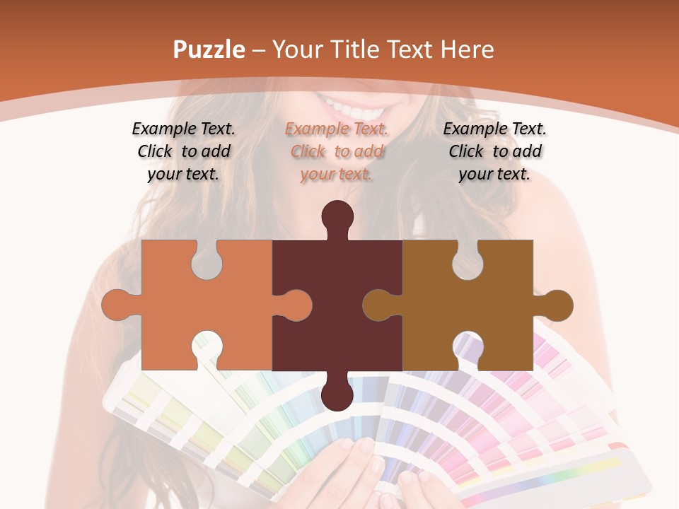 Isolated White Young PowerPoint Template