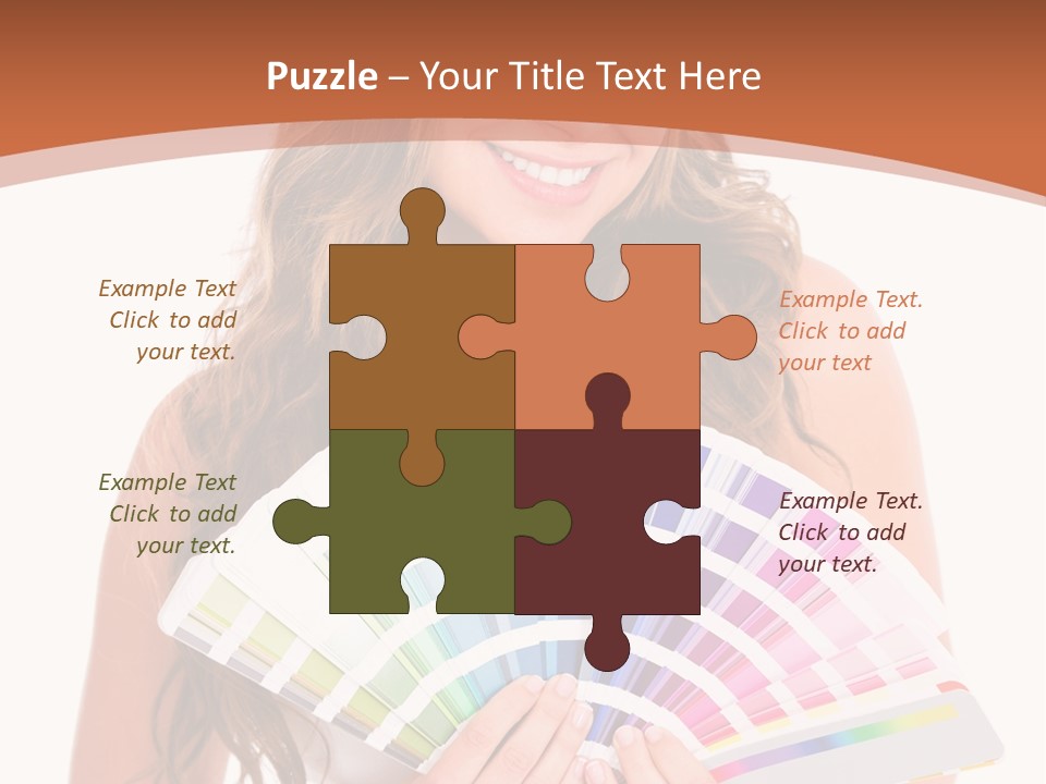 Isolated White Young PowerPoint Template