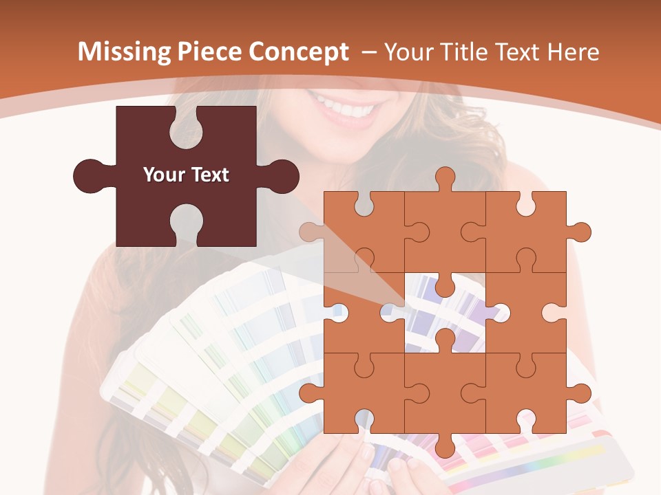 Isolated White Young PowerPoint Template