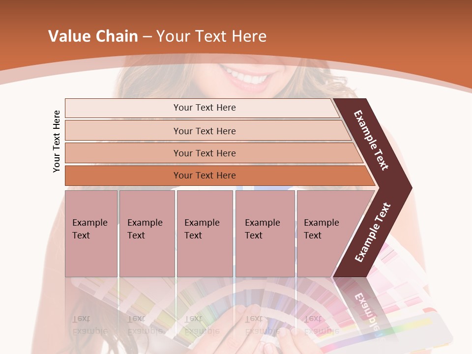 Isolated White Young PowerPoint Template