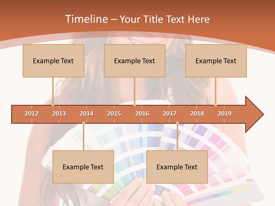 Isolated White Young PowerPoint Template