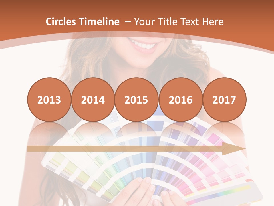 Isolated White Young PowerPoint Template