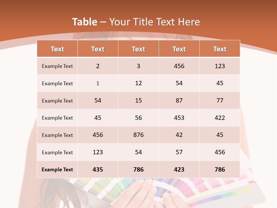 Isolated White Young PowerPoint Template