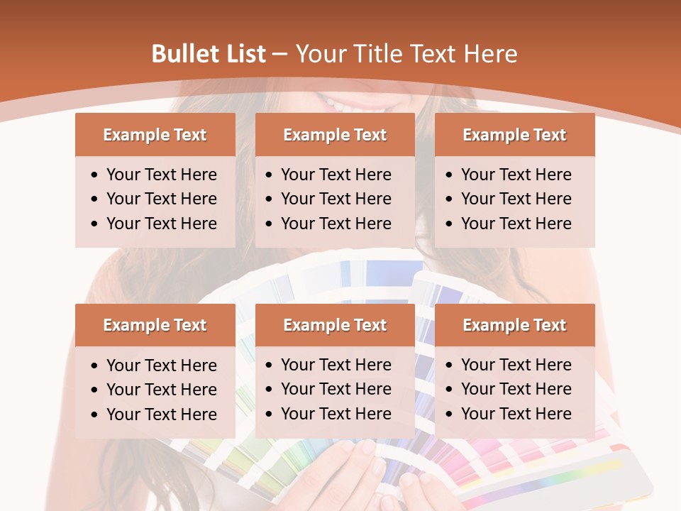 Isolated White Young PowerPoint Template