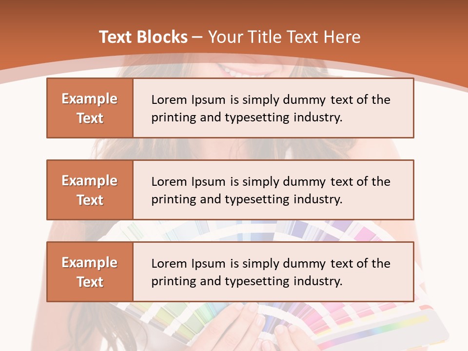 Isolated White Young PowerPoint Template