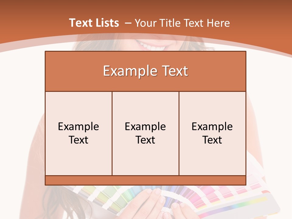 Isolated White Young PowerPoint Template