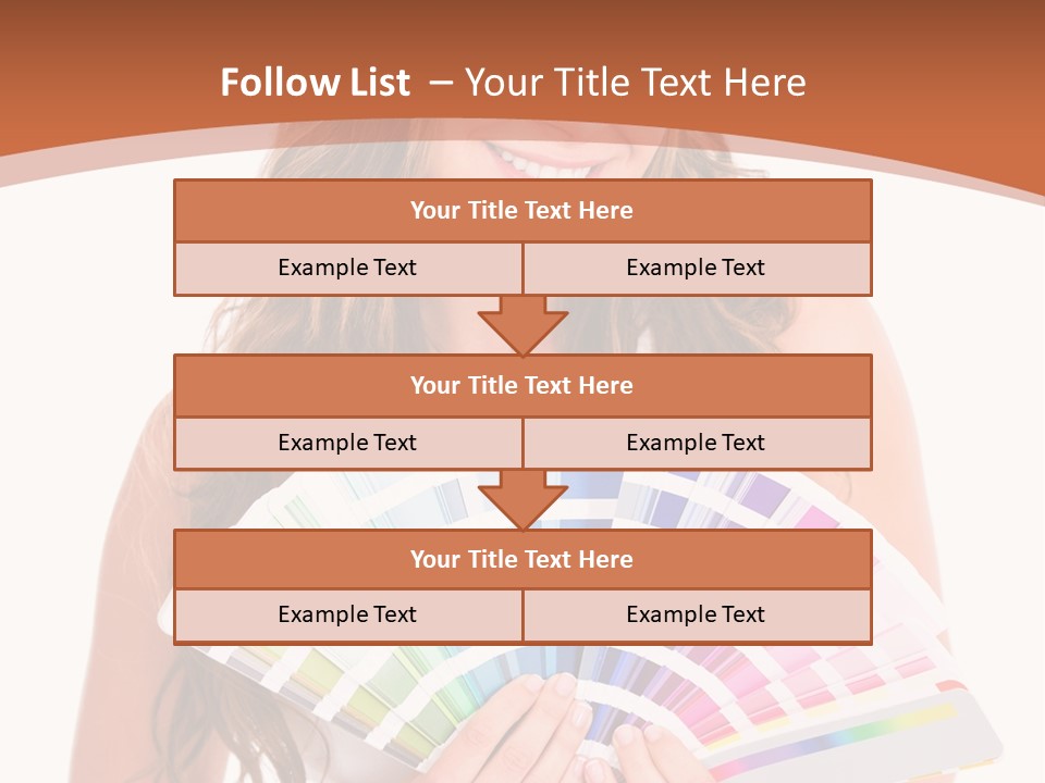 Isolated White Young PowerPoint Template