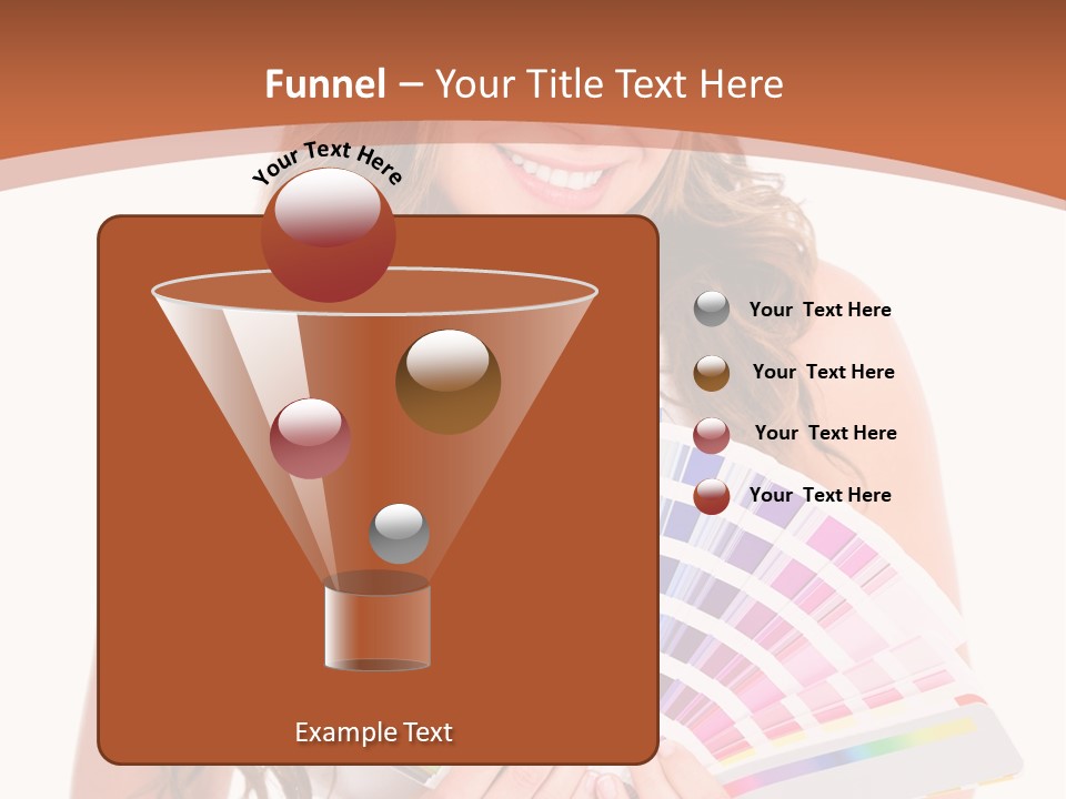 Isolated White Young PowerPoint Template