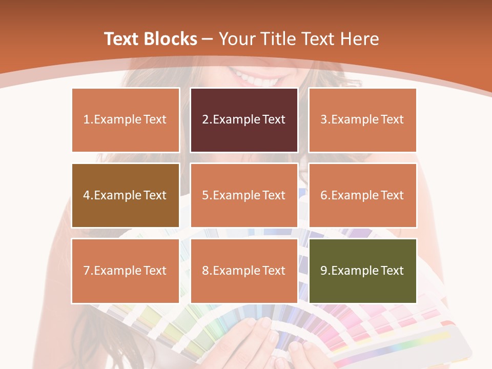 Isolated White Young PowerPoint Template