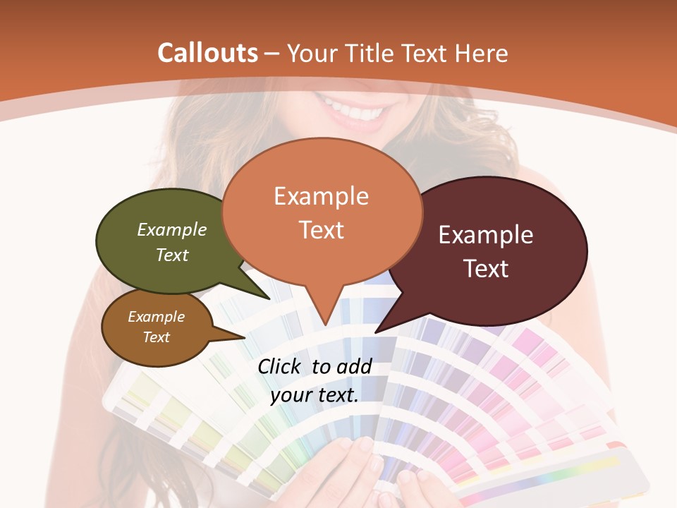 Isolated White Young PowerPoint Template