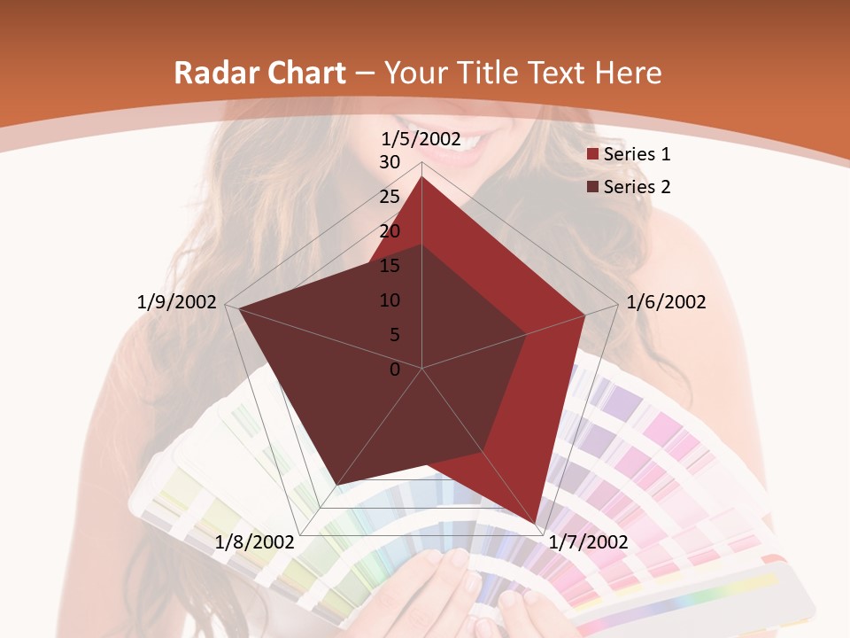 Isolated White Young PowerPoint Template