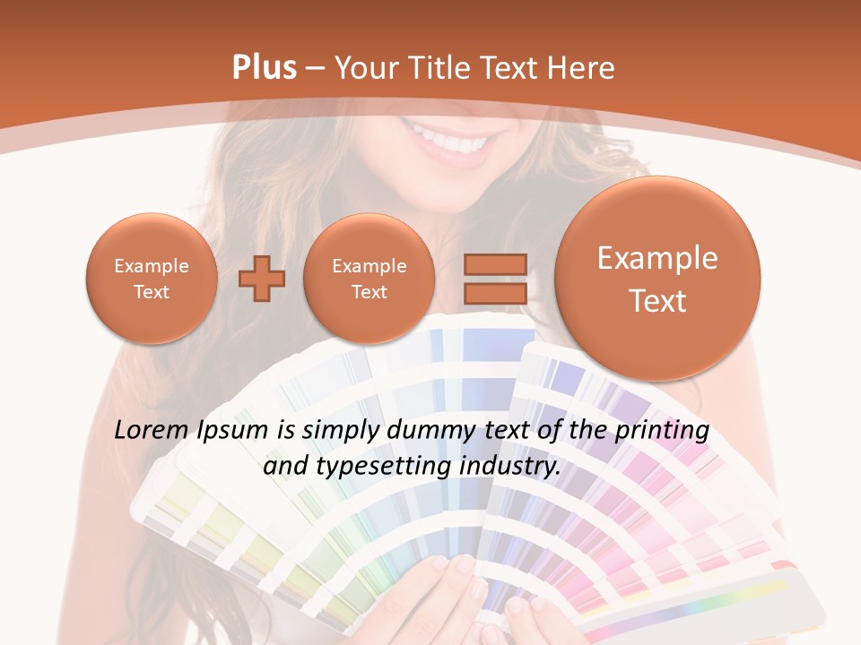 Isolated White Young PowerPoint Template