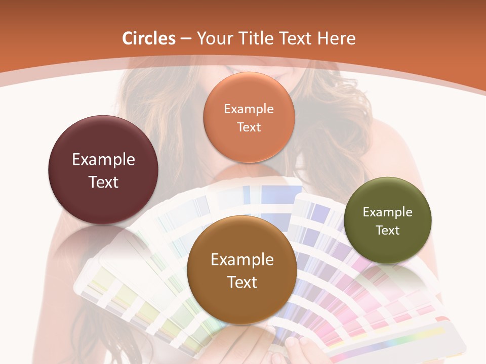 Isolated White Young PowerPoint Template