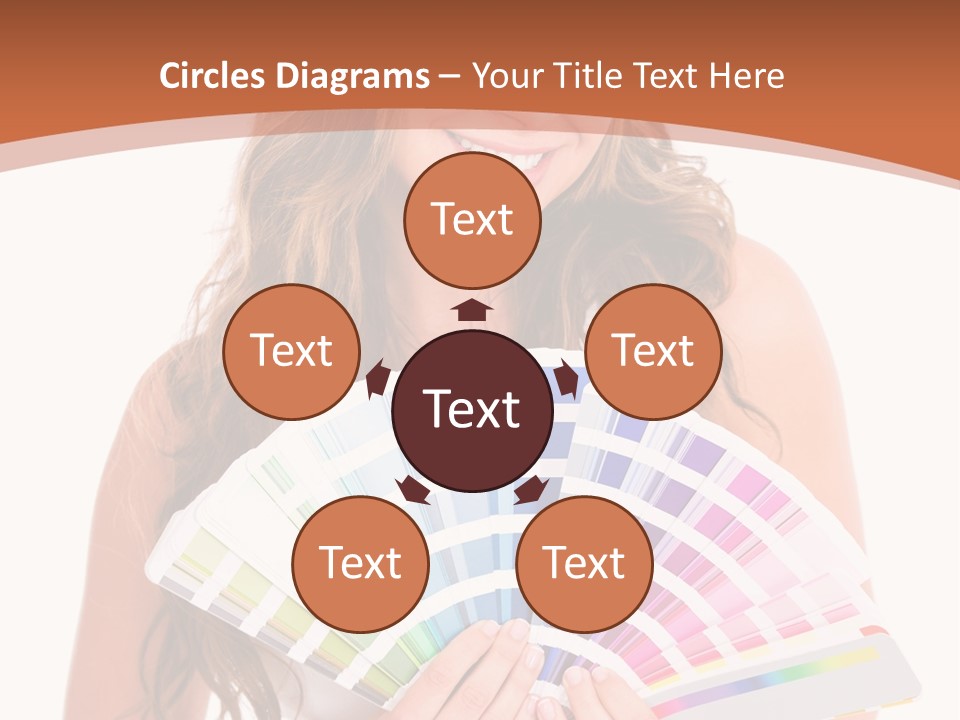 Isolated White Young PowerPoint Template