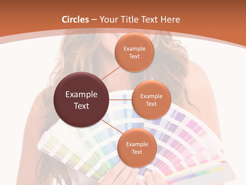 Isolated White Young PowerPoint Template