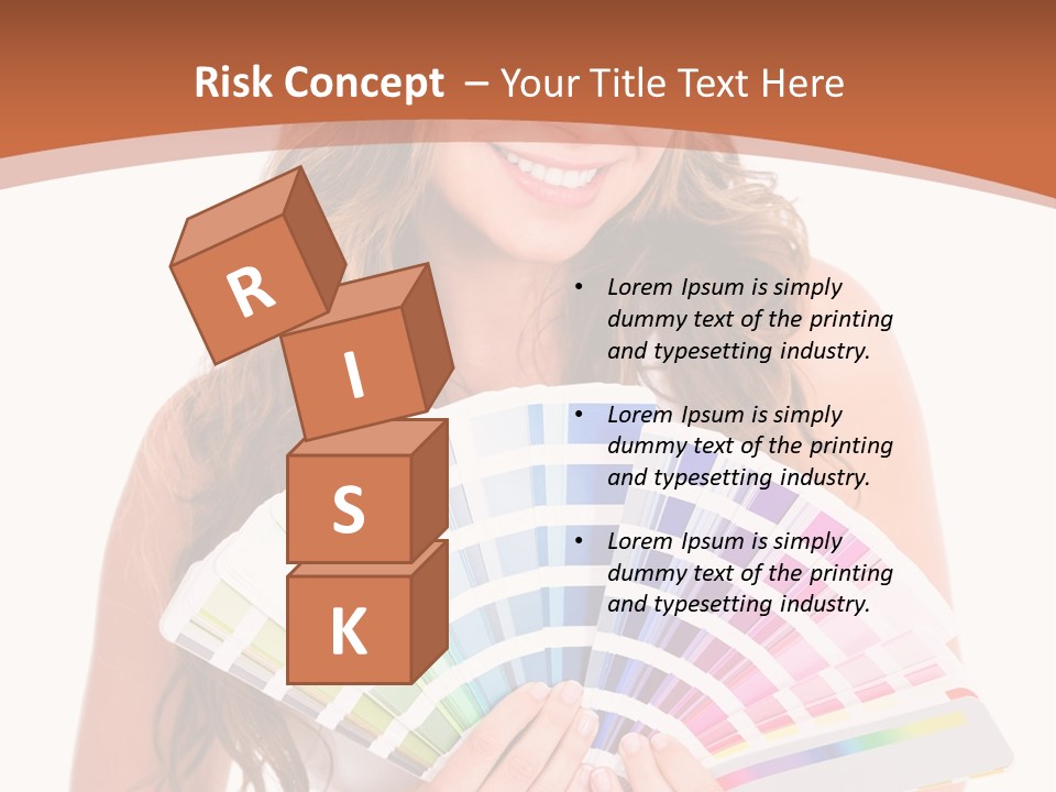 Isolated White Young PowerPoint Template