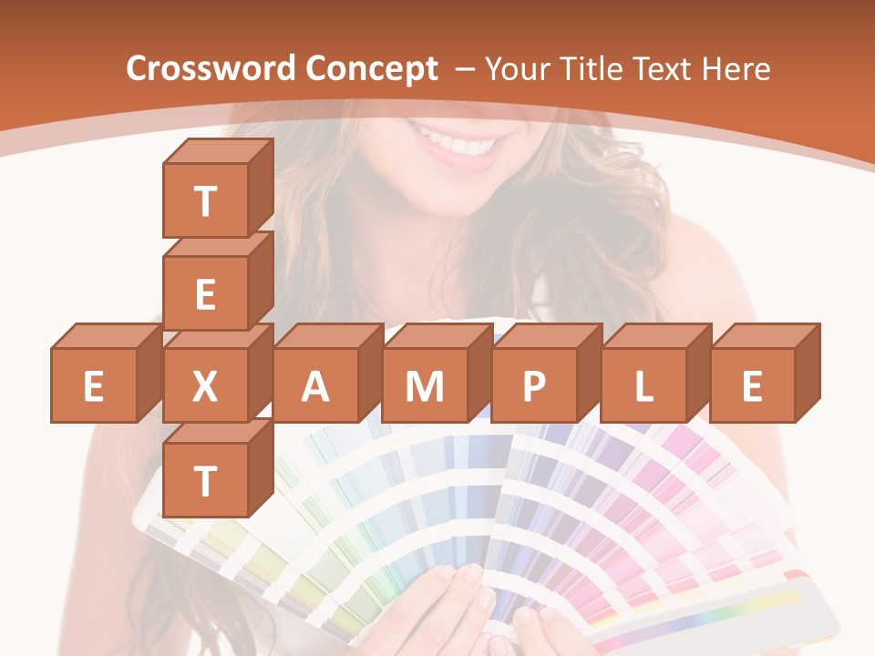 Isolated White Young PowerPoint Template