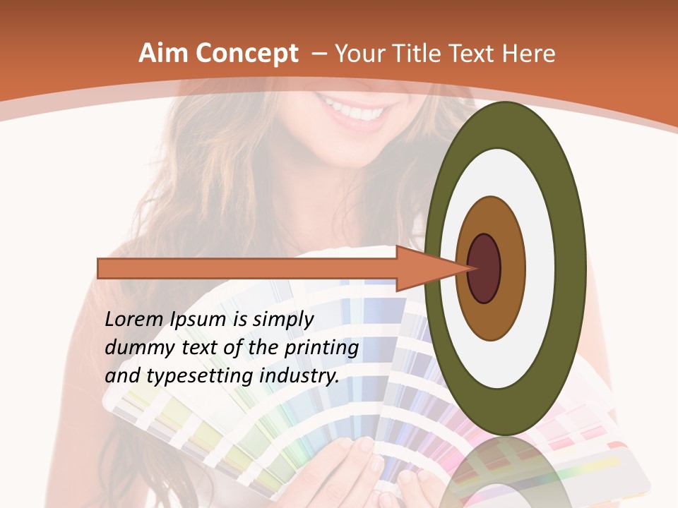 Isolated White Young PowerPoint Template