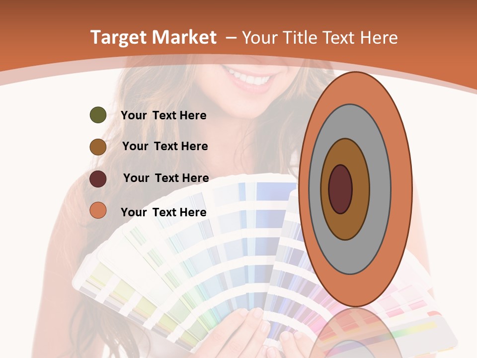 Isolated White Young PowerPoint Template