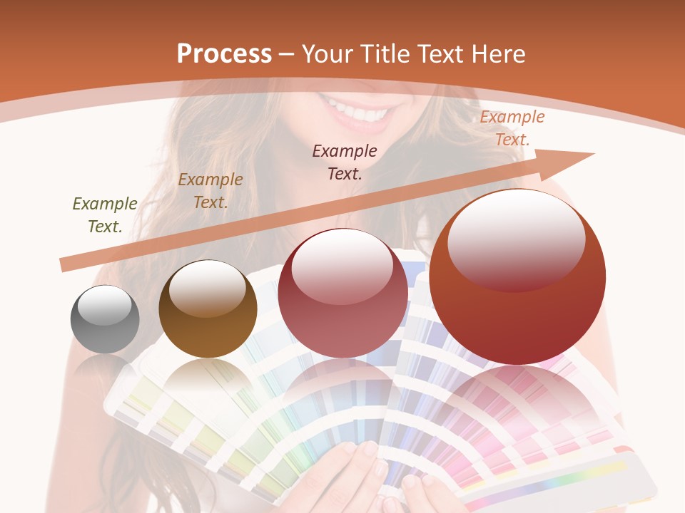 Isolated White Young PowerPoint Template