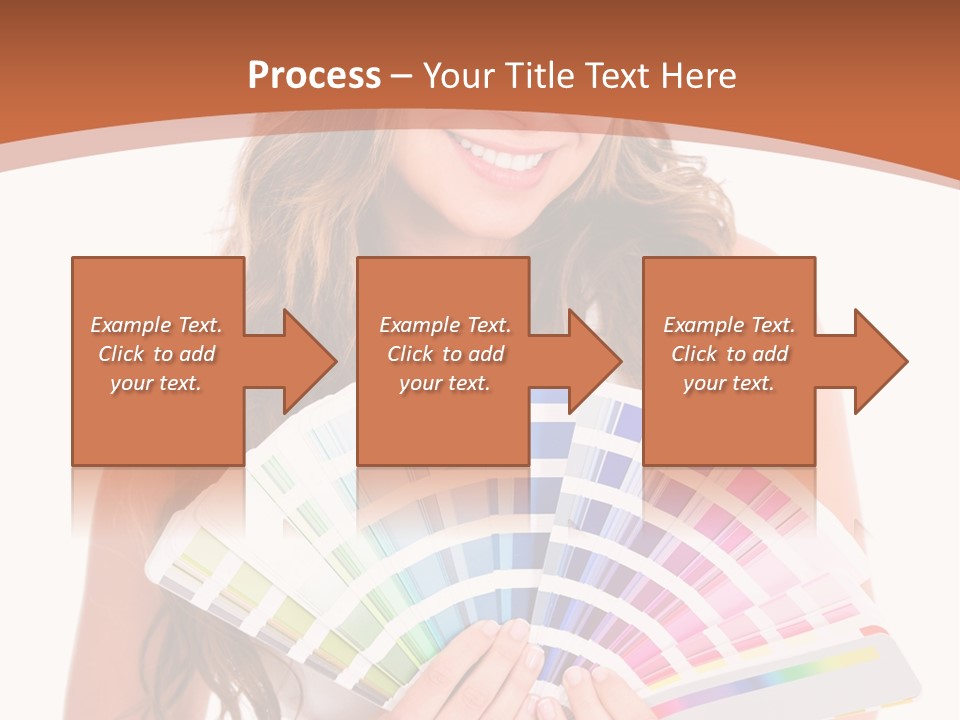 Isolated White Young PowerPoint Template