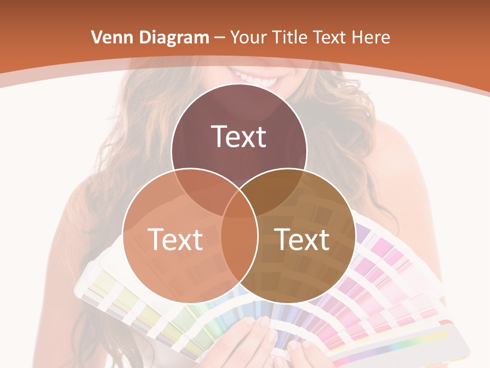 Isolated White Young PowerPoint Template