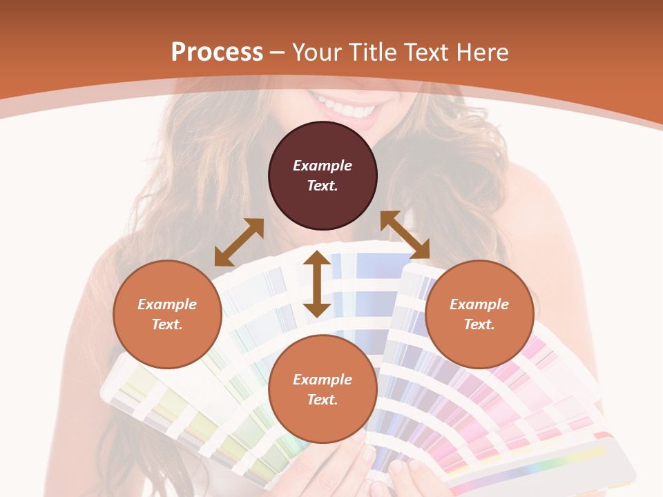 Isolated White Young PowerPoint Template