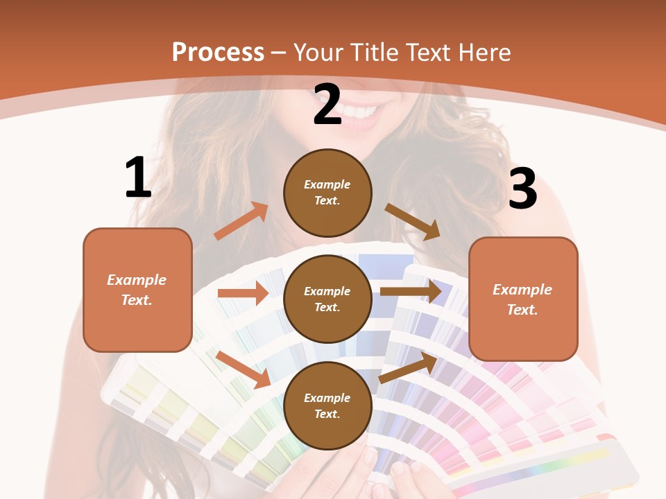 Isolated White Young PowerPoint Template