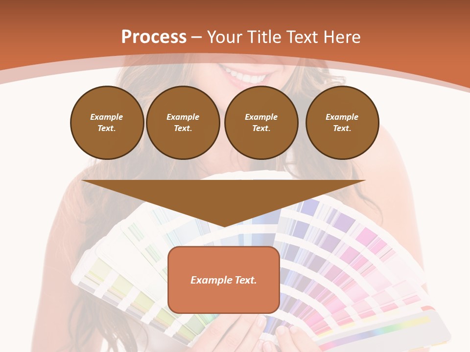 Isolated White Young PowerPoint Template