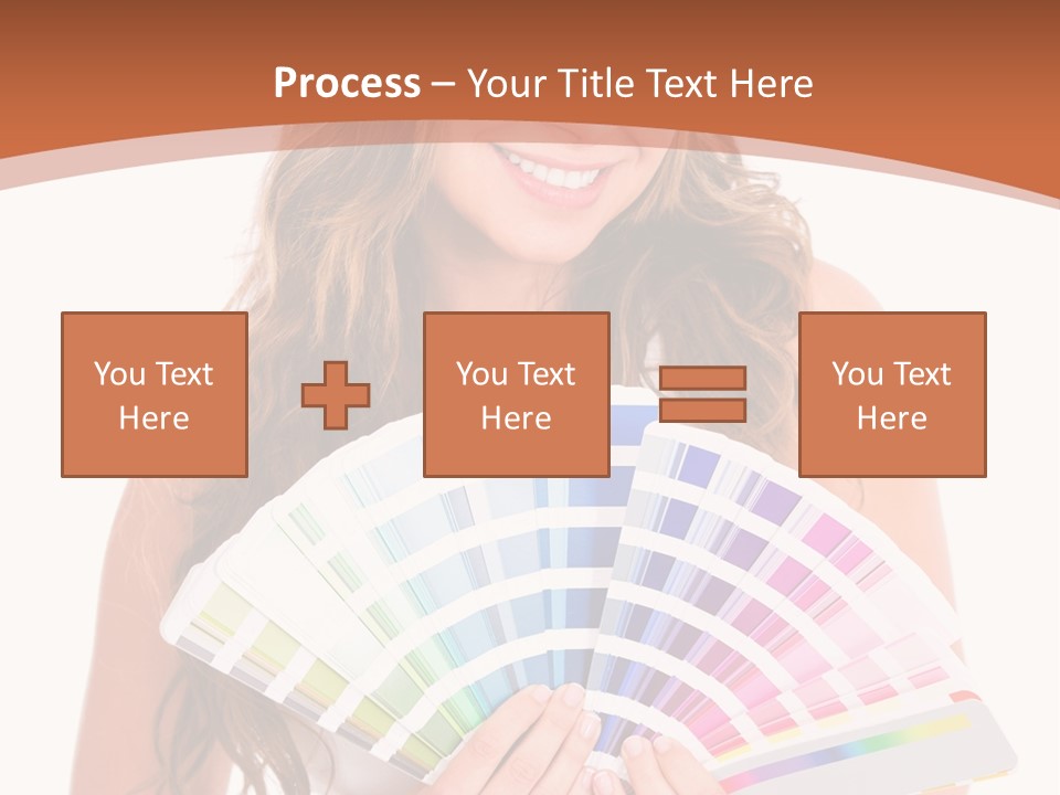 Isolated White Young PowerPoint Template
