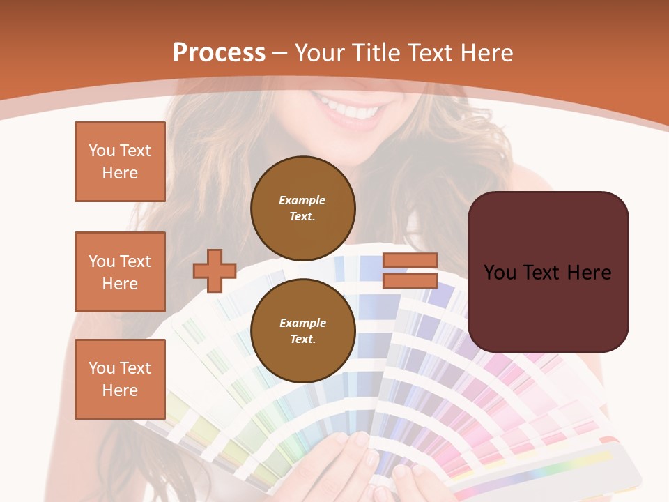 Isolated White Young PowerPoint Template