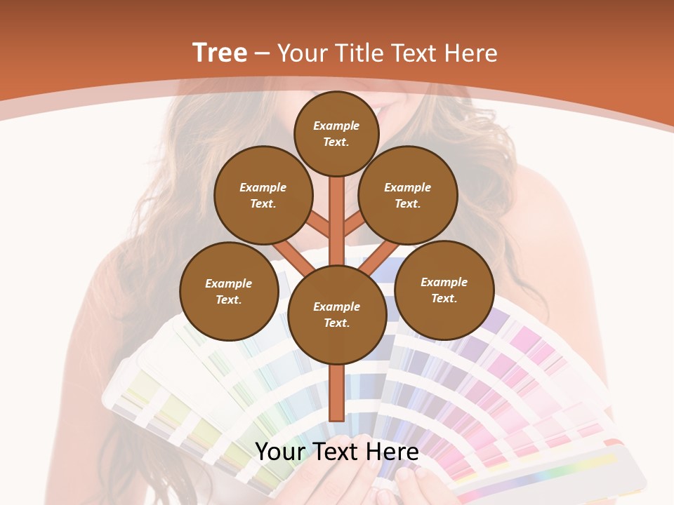 Isolated White Young PowerPoint Template