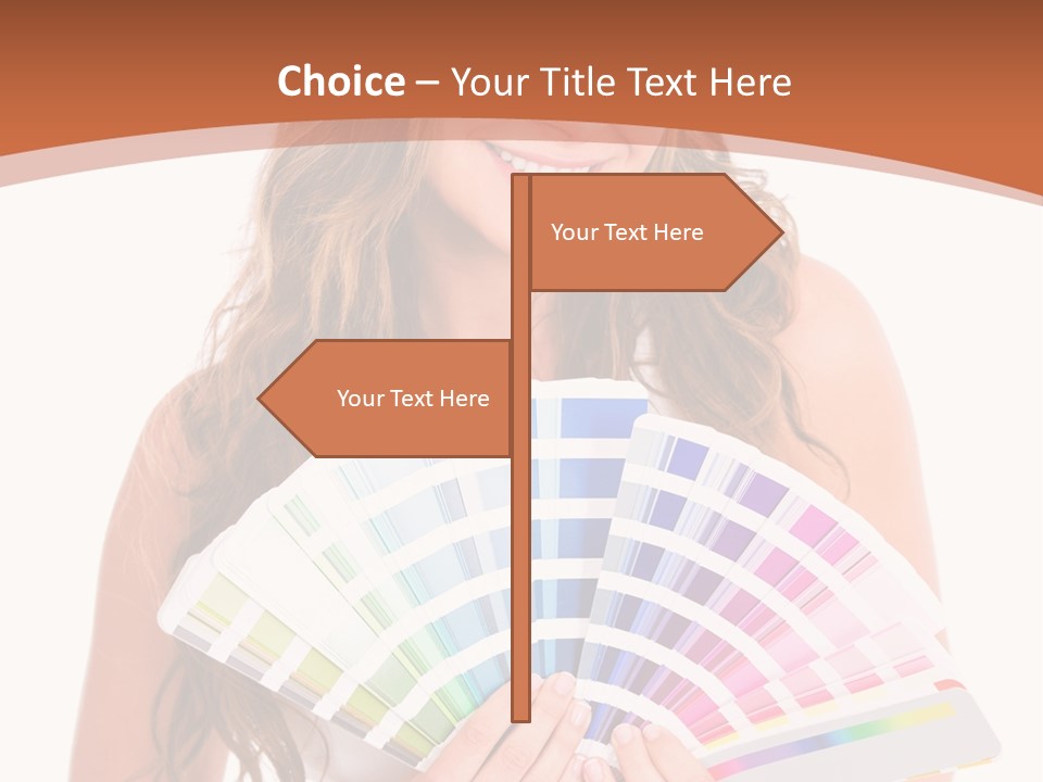 Isolated White Young PowerPoint Template